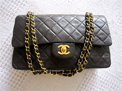 chanel lamskin import leather handbag a1112|Classic 11.12 handbag, Lambskin, black — Fashion.